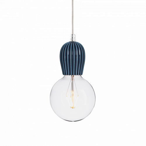 подвесной светильник keramik rib indigo aluminum в Ангарске