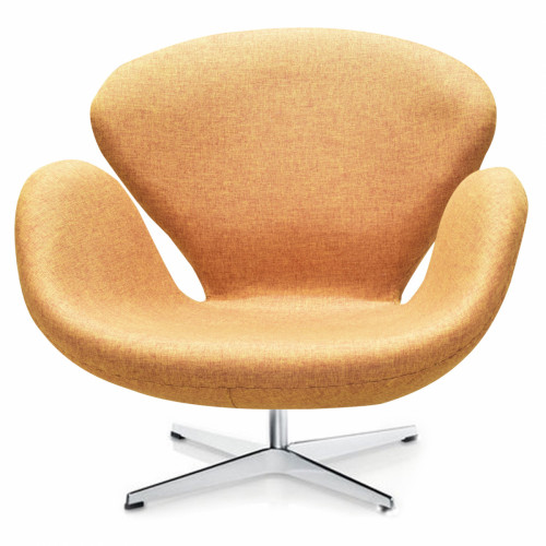 кресло swan chair коричневое в Ангарске