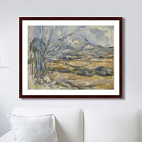 картина: montagne sainte-victoire, 1890г. в Ангарске