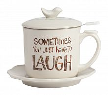 чайный набор sometimes you just have to laugh в Ангарске