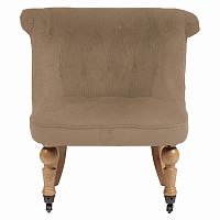 кресло amelie french country chair светло-коричневое в Ангарске