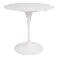 стол eero saarinen style tulip table top mdf d80 глянцевый белый в Ангарске