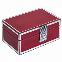 шкатулка красная 21*8,5*13,5 см в Ангарске