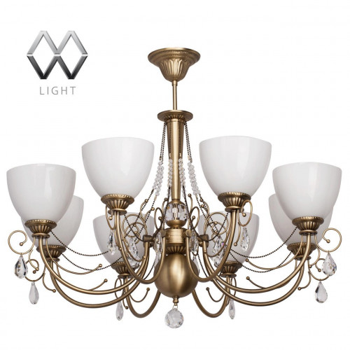 подвесная люстра mw-light фелиция 347016608 белая в Ангарске