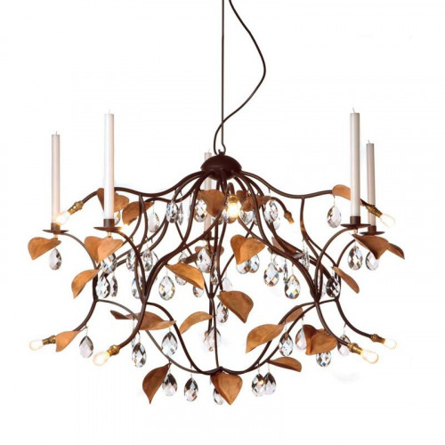 люстра jahreszeiten от delight collection прозрачная/бронзовая в Ангарске