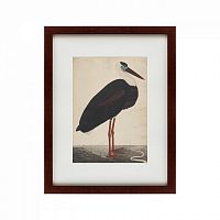 картина: black stork in a landscape, индия, 1780 в Ангарске