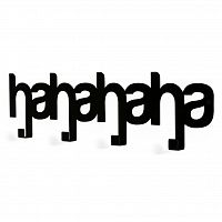 вешалка hahaha черная в Ангарске