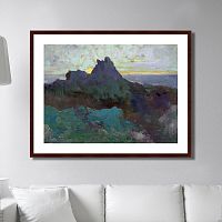 картина: rocky peak, 1875г. в Ангарске