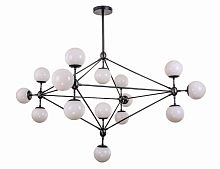 люстра modo 15 black+white черная, белые плафоны в Ангарске