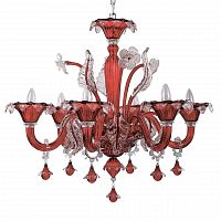 подвесная люстра ideal lux ca vendramin sp6 rosso в Ангарске