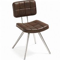 стул lola seat pu brown ножки из нержаеющей стали c589u09 от la forma (ex julia grup) в Ангарске