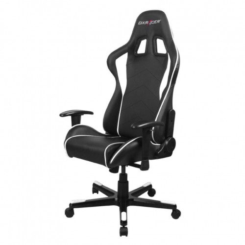 кресло геймерское dxracer formula черно-белое в Ангарске