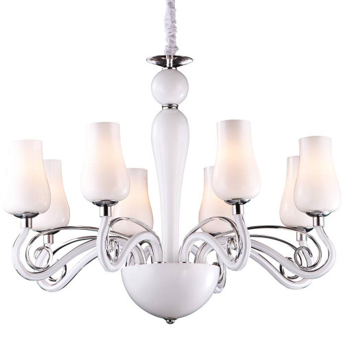 подвесная люстра arte lamp biancaneve a8110lm-8wh в Ангарске