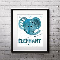 постер elephant а4 в Ангарске