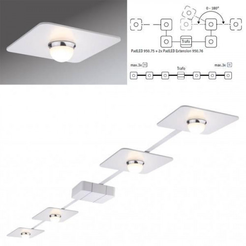 потолочный светодиодный светильник paulmann padled 95075 в Ангарске